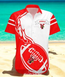 Yorkton Cardinals NCAA Flame Ball Hawaiian Shirt Yorkton Cardinals NCAA Flame Ball Hawaiian Shirt