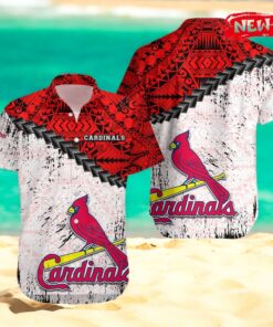 Yorkton Cardinals NCAA Grunge Polynesian Tattoo Hawaiian Shirt Yorkton Cardinals NCAA Grunge Polynesian Tattoo Hawaiian Shirt