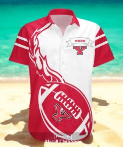 Youngstown State Penguins NCAA Flame Ball Hawaiian Shirt Youngstown State Penguins NCAA Flame Ball Hawaiian Shirt