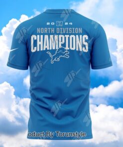 2024 NFC North Division Champions Ready To Roll Detroit Lions NFL Back To Back Shirt   Blue 2024 NFC North Division Champions Ready To Roll Detroit Lions NFL Back To Back Shirt   Blue