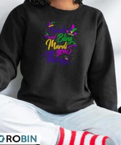 Beads And Bling It’s A Mardi Gras Thing Masquerade Party Shirt