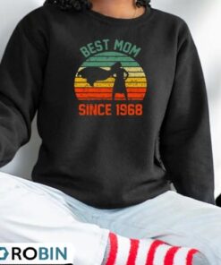 Best Mom Since 1968 Hero Super Mother Birthday Retro Vintage Shirt