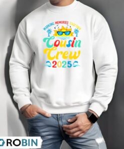 Cousin Crew 2025 Summer Vacation Beach Family Matching Trips Shirt