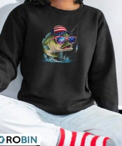 Funny Fishing And Fisherman American Flag Patriotic Vintage Shirt