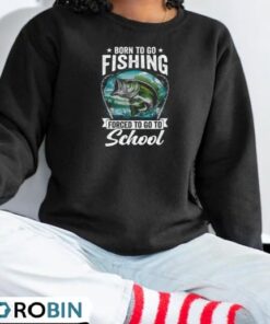 Funny Teen Boys Fishing Forced To Go To School Bass Fish Shirt Funny Teen Boys Fishing Forced To Go To School Bass Fish Shirt