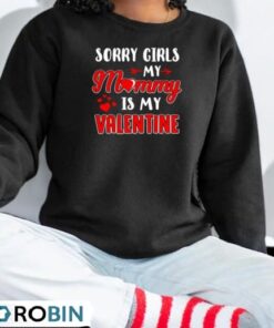 Funny Valentines Day Toddler Boy Mommy Is My Valentine Shirt