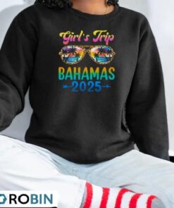 Girl’s Trip Bahamas 2025 Summer Vacation Sunglasses Shirt