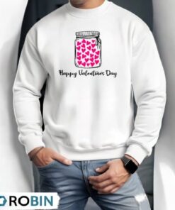 Happy Valentines Day Hearts Valentine Jar Shirt