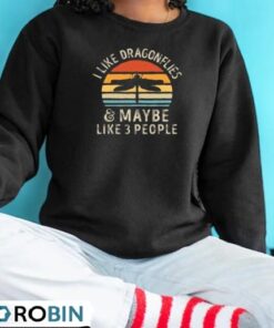 I Like Dragonflies And Maybe 3 People Dragonfly Insect Retro Shirt