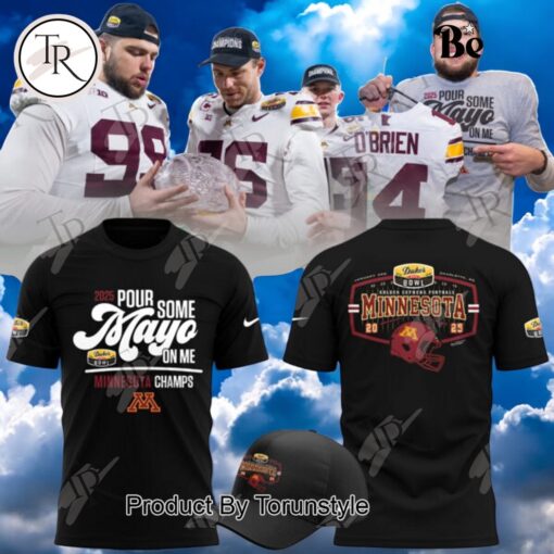 Minnesota Golden Gophers Football NCAA Duke’ Mayo Bowl Champions 2024 Black Hoodie, Shirt