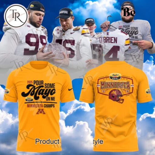 Minnesota Golden Gophers Football NCAA Duke’ Mayo Bowl Champions 2024 Hoodie, Shirt
