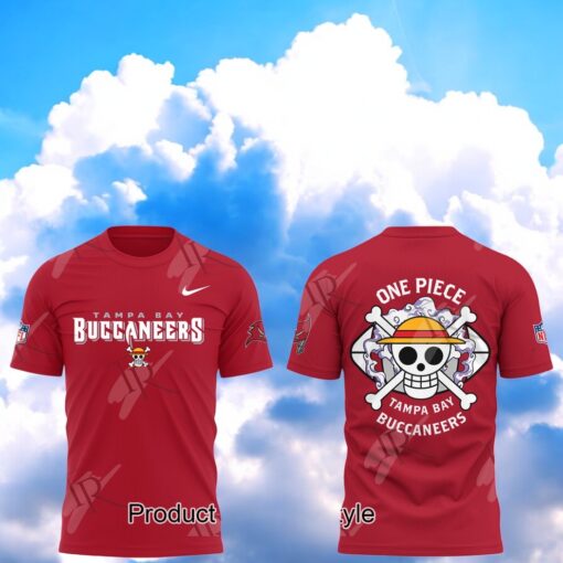 One Piece x Tampa Bay Buccaneers Limited Edition 3D Printed Shirt