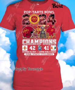 Pop Tarts Bowl 2024 Champions Iowa State Cyclones NCAA Shirt Pop Tarts Bowl 2024 Champions Iowa State Cyclones NCAA Shirt