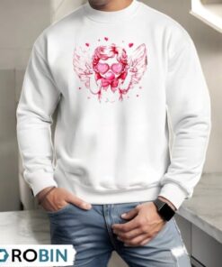 Retro Cupid Valentine Blowing Bubble Vintage Valentines Day Shirt