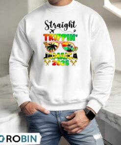 Straight Tripping Jamaica 2025 Family Vacation Matching Shirt