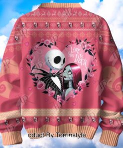 The Nightmare Before Christmas Valentine We’re Simply Meant To Be Together Forever, Love You To Death Sweater Design