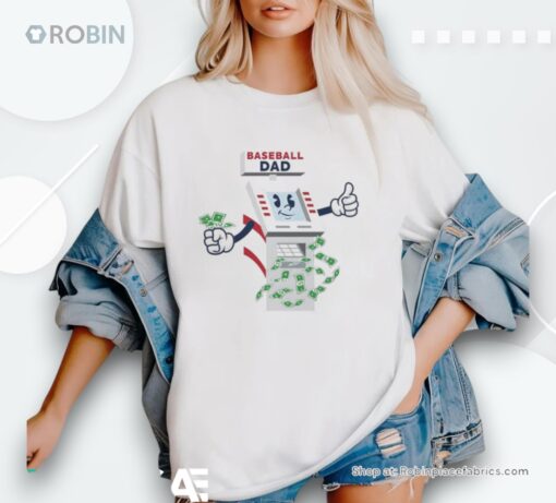 2025 Cooperstown All Star Village Baseball Dad Money Machine Shirt