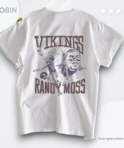 Minnesota Vikings Randy Moss Face Signature Shirt