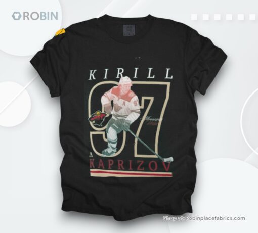 Minnesota Wild Kirill Kaprizov Dark Player Shirt