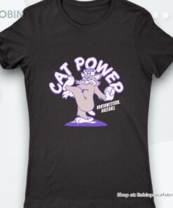 Northwestern Baseball Cat Power Shirt