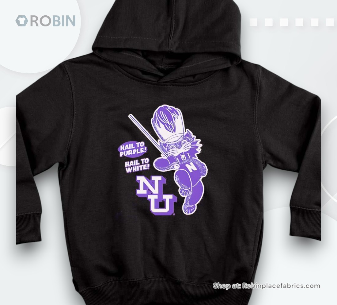 Northwestern Wildcats Hail To Purple Hail To White Shirt