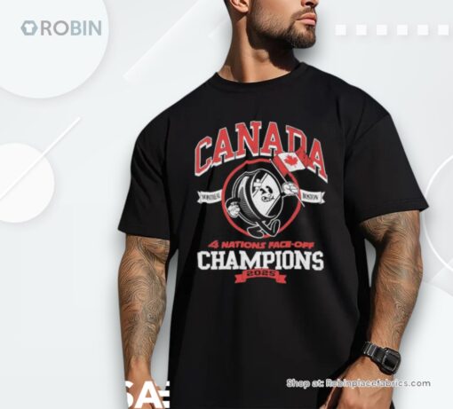 Official Canada 4 Nations Champions Shirt
