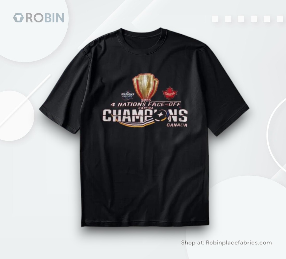 Official Canada Hockey Nhl 4 Nations 2025 Champions Celebration Shirt Official Canada Hockey Nhl 4 Nations 2025 Champions Celebration Shirt