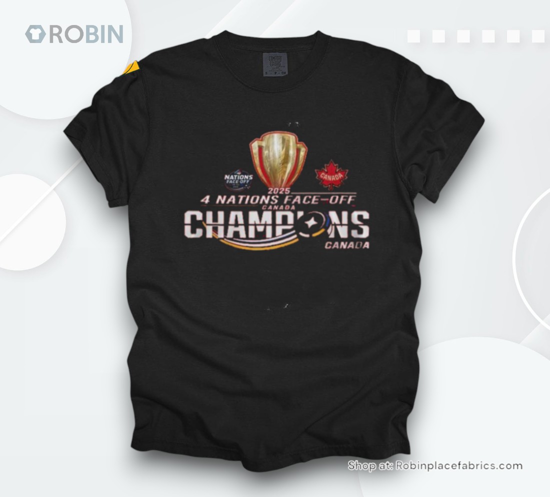 Official Canada Hockey Nhl 4 Nations 2025 Champions Celebration Shirt Official Canada Hockey Nhl 4 Nations 2025 Champions Celebration Shirt