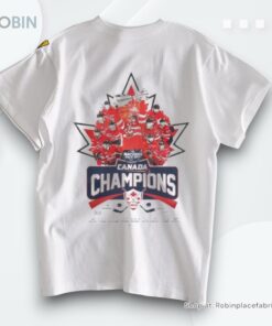 Official Canada Team 2025 Champions 4 Nations Face Off Signature Shirt Official Canada Team 2025 Champions 4 Nations Face Off Signature Shirt