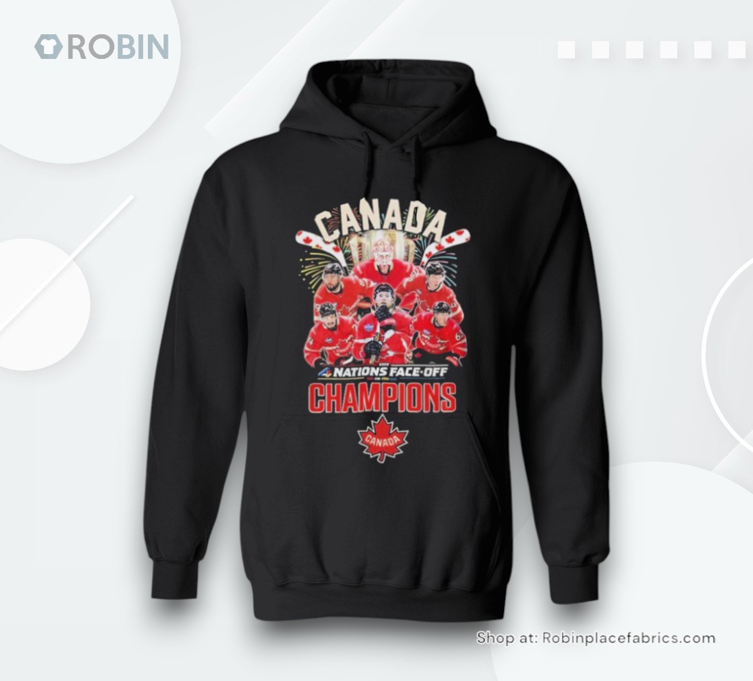 Official Canada’s Hockey Team Nhl 4 Nations Face Off 2025 Champions Shirt
