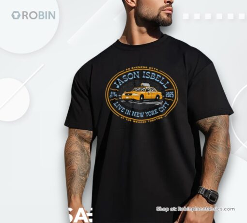 Official Jason Isbell Feb 21 22, 2025 New York, Ny Tour Shirt