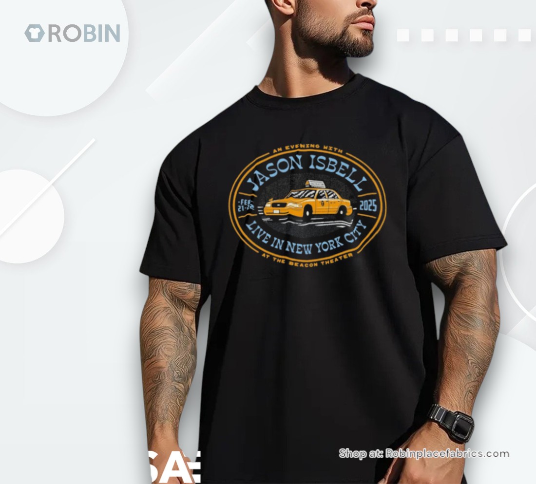 Official Jason Isbell Feb 21 22, 2025 New York, Ny Tour Shirt Official Jason Isbell Feb 21 22, 2025 New York, Ny Tour Shirt