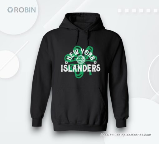 Official New York Islanders Levelwear St. Patrick’s Day Richmond Shamrock Shirt