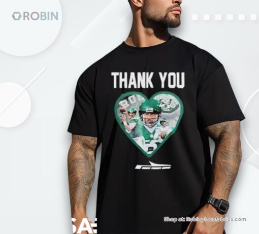 Official New York Jets Nfl 2025 Thank You, Rodgers Shirt