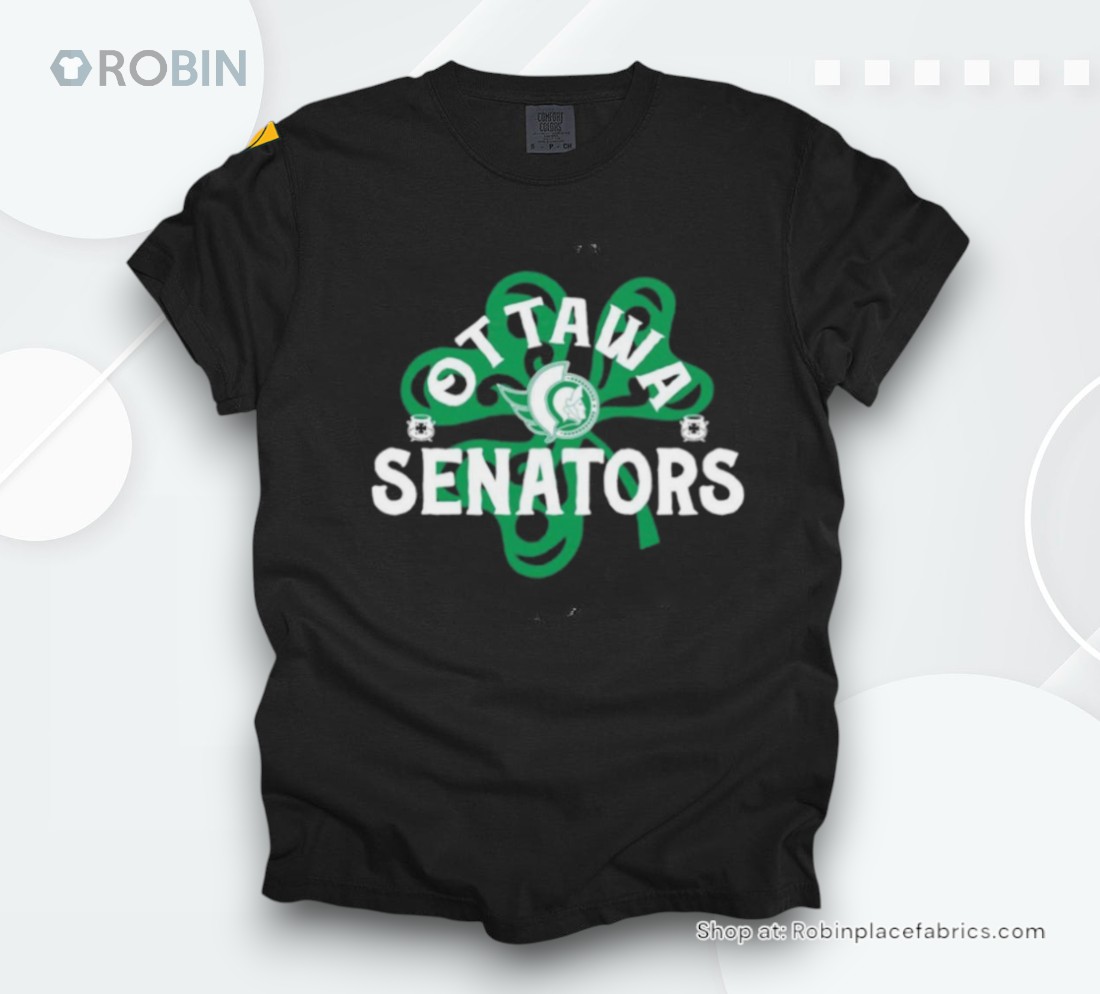 Official Ottawa Senators St. Patrick’s Day Podium Shamrock Shirt Official Ottawa Senators St. Patrick’s Day Podium Shamrock Shirt