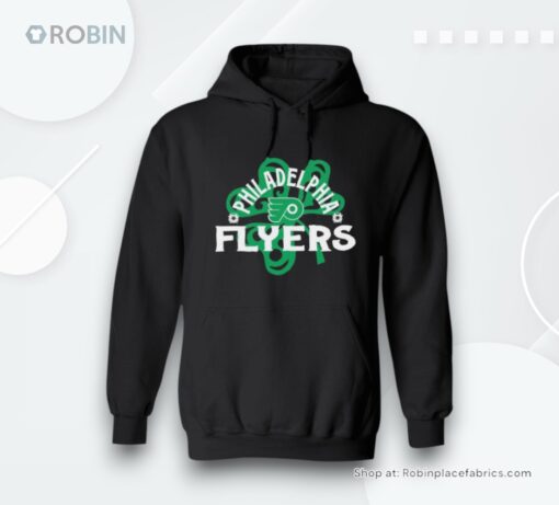Official Philadelphia Flyers Levelwear St. Patrick’s Day Richmond Shamrock Shirt