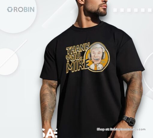 Official Pittsburgh Penguins Thank You Mike Lange 2025 Shirt