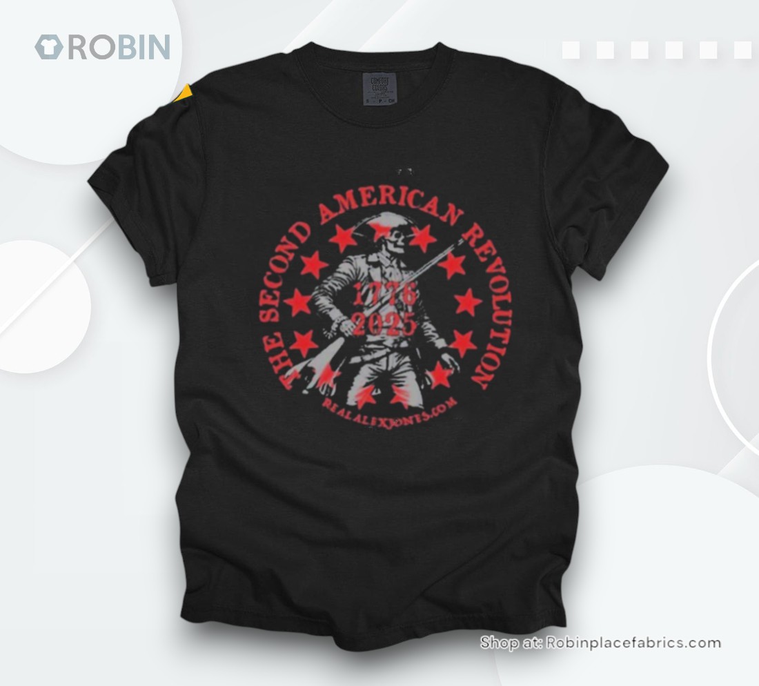Official The Alex Jones The Second American Revolution 1776 2025 Shirt