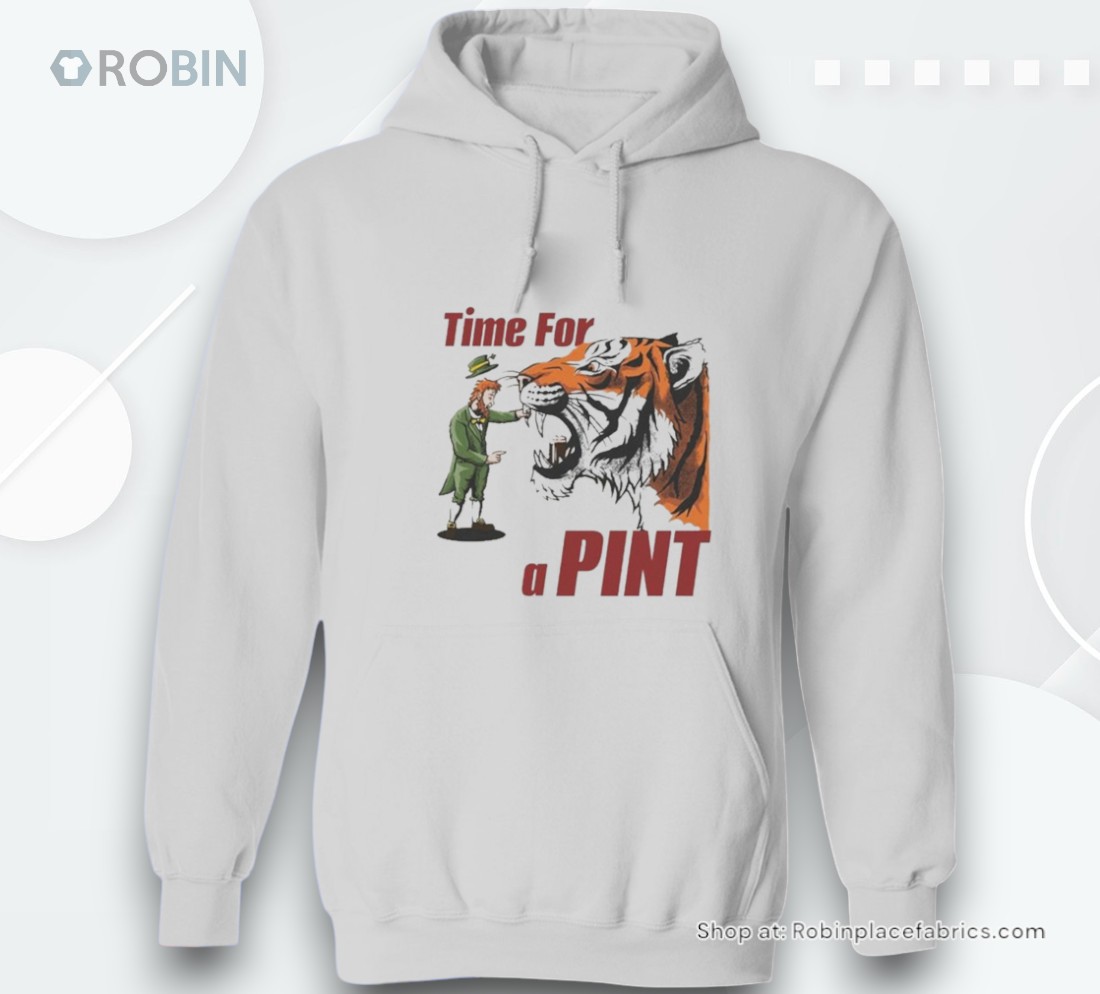 Official Time For A Pint Tiger St Patricks Day Shirt