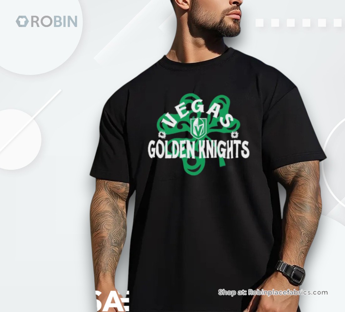 Official Vegas Golden Knights Levelwear St. Patrick’s Day Richmond Shamrock Shirt