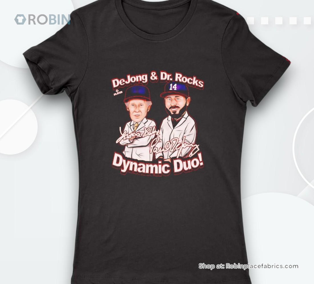 Paul Dejong And Dr. Rocks Dynamic Duo Washington Nationals Cartoon Shirt Paul Dejong And Dr. Rocks Dynamic Duo Washington Nationals Cartoon Shirt
