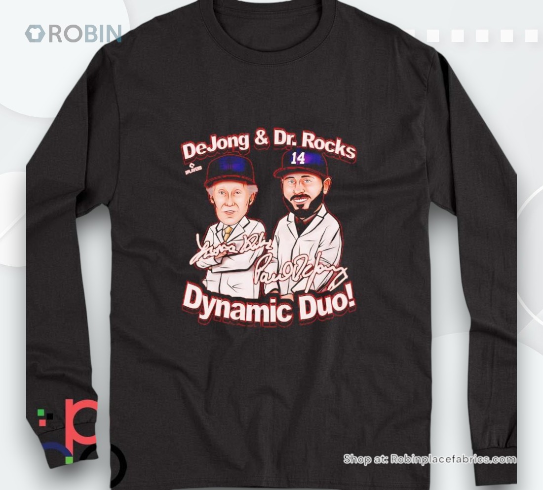 Paul Dejong And Dr. Rocks Dynamic Duo Washington Nationals Cartoon Shirt Paul Dejong And Dr. Rocks Dynamic Duo Washington Nationals Cartoon Shirt