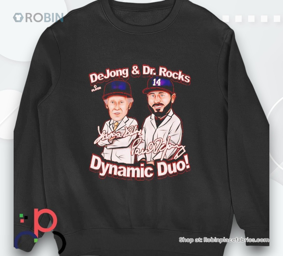 Paul Dejong And Dr. Rocks Dynamic Duo Washington Nationals Cartoon Shirt Paul Dejong And Dr. Rocks Dynamic Duo Washington Nationals Cartoon Shirt