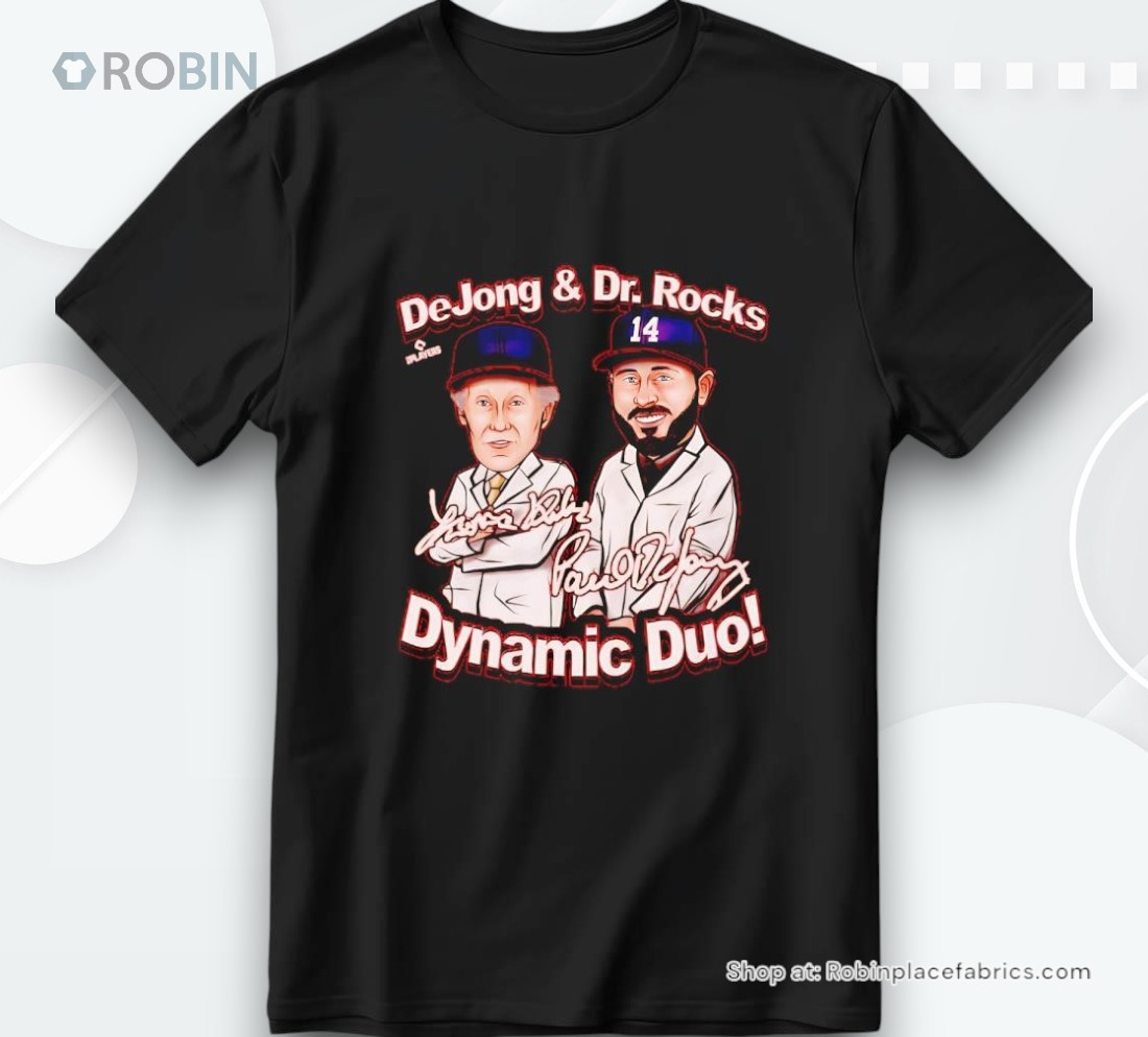 Paul Dejong And Dr. Rocks Dynamic Duo Washington Nationals Cartoon Shirt Paul Dejong And Dr. Rocks Dynamic Duo Washington Nationals Cartoon Shirt