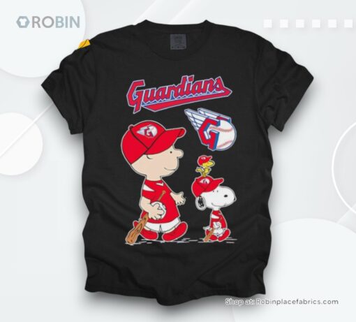 Peanuts Cleveland Guardians Players Walk Shirt