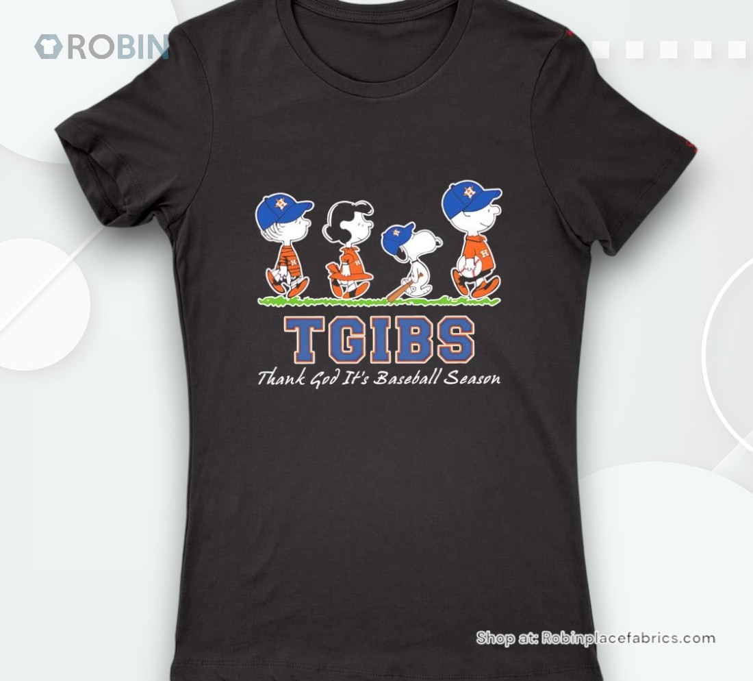 Peanuts Houston Astros Tgibs Thank God It’s Baseball Season Shirt Peanuts Houston Astros Tgibs Thank God It’s Baseball Season Shirt