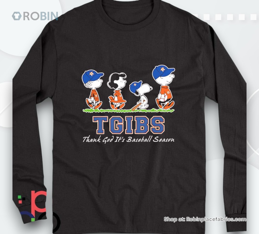 Peanuts Houston Astros Tgibs Thank God It’s Baseball Season Shirt Peanuts Houston Astros Tgibs Thank God It’s Baseball Season Shirt