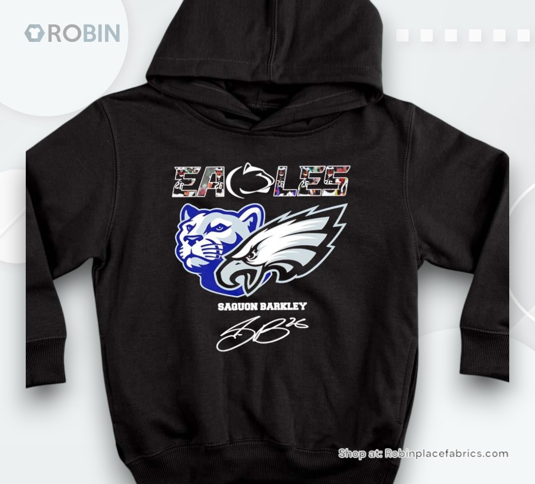 Philadelphia Eagles And Penn State Nittany Lions Saquon Barkley Signature Shirt Philadelphia Eagles And Penn State Nittany Lions Saquon Barkley Signature Shirt