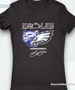 Philadelphia Eagles And Penn State Nittany Lions Saquon Barkley Signature Shirt