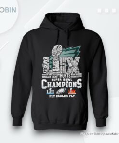 Philadelphia Eagles Super Bowl Champions 2025 Fly Eagles Lix Player Name Shirt Philadelphia Eagles Super Bowl Champions 2025 Fly Eagles Lix Player Name Shirt